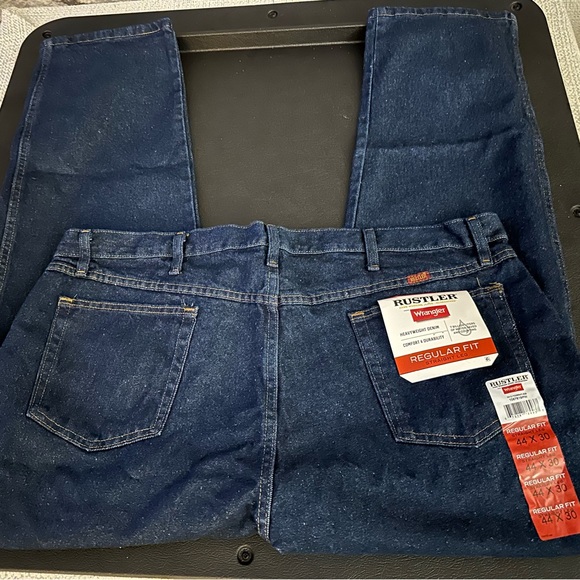 Wrangler Rustler Dark Blue Jeans - NWT - Picture 7 of 9